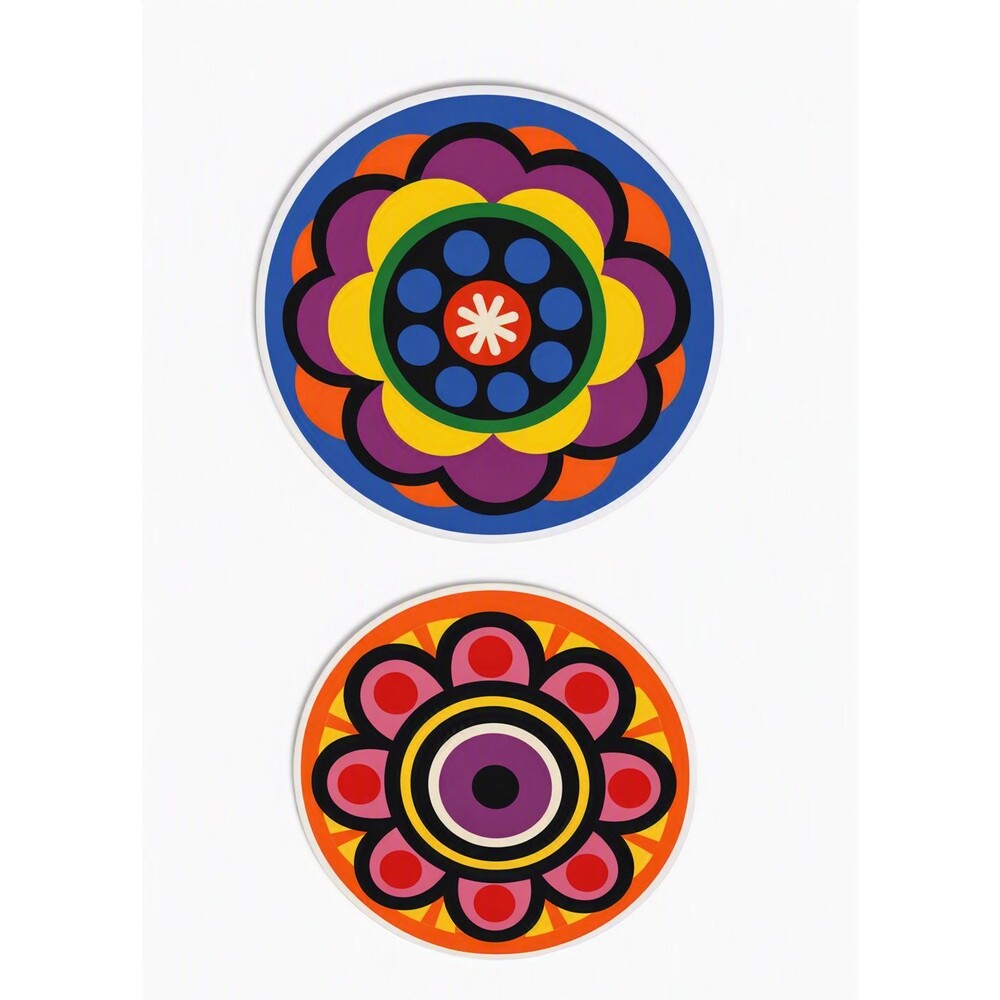 Set of 2 2011 President's Club Trivets "You Are the Love of Avon" 6" Dia